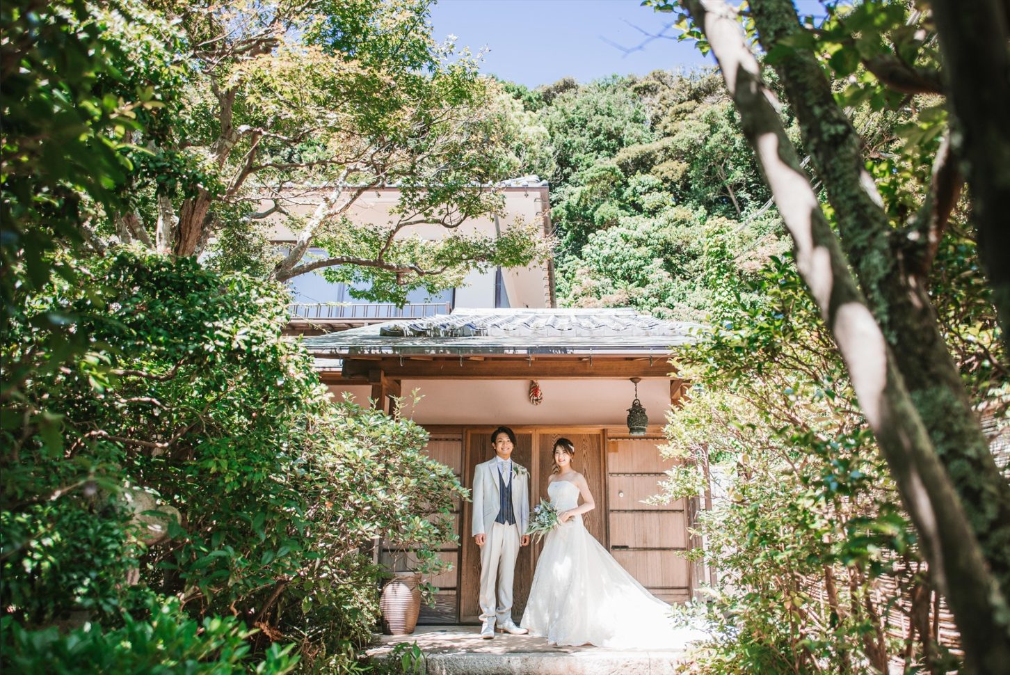 古民家　結婚式　鎌倉　ガーデン